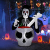 LED Light Up Halloween Inflatable Ghost Model Outdoor Garden Yard Blow Up Decor