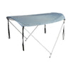 2 Bow Bimini Top Grey 160cm Water Resistant Boat Canopy Canvas Cover Anti-UV
