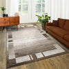 Living Room Rugs Modern Grey Brown Abstract Rug Small Extra Large Floor Carpets