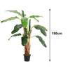 180cm Realistic Banana Tree Artificial Potted Exotic Tropical Plant Home Garden