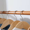 Large Wooden Clothes Rail Rack Garment Dress Hanging Display Stand Storage Shelf