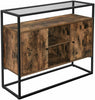 Vintage Industrial Cupboard Hallway Slim Console Table Cabinet Unit Sideboard