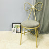 2x Dressing Table Stool Velvet Chair Bedroom Makeup Vanity Chair w/Backres //