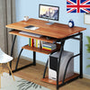 Computer Desk Study PC Writing Table Home Office Workstation Shelf Furniture UK
