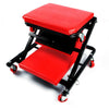 Folding Mechanics Deluxe Car Creeper Rolling Garage Seat Wheeled with Head Rest