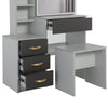 Dressing Table With Drawers Mirror Stool Set Makeup Desk Vanity Table Bedroom