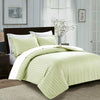100% Hotel Quality Bed Set Striped Duvet Cover & Pillowcase Single Double King