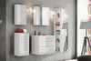 Modern White Gloss Bathroom Wall Hung Storage Cabinet Door Unit Soft Close Twist