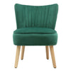 Upholstered Oyster Armchair Scallop Tub Chair Cocktail Wing Back Lotus Seat Sofa