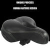 Dual Spring Bike Bicycle MTB Wide Big Bum Soft Extra Comfort Saddle Seat Pad UK