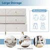 Bedroom Modern Chest of 6 Drawers White Storage Cabinet Home Bedside Furniture
