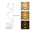 Modern LED Bedside Spiral Table Lamps Creative Design Curved Dimmable Cool White
