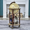 Vintage Wine Cabinet Cart Retro Globe Bar Bottle Storage Rack Drinks Trolley