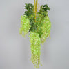 Artificial Silk Fake Wisteria Flowers Garland Vine Hanging for Garden Shop Bar