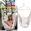 Hammock Chair Patio Porch Yard Tree Hanging Air Swing Seat Rope Chair In/Outdoor