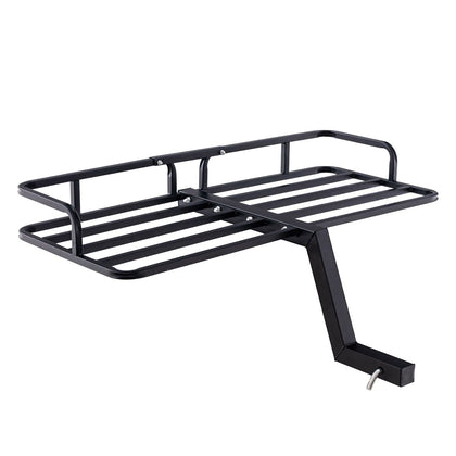 Trailer Hitch Mounted Cargo Carrier 250kg Capacity Rust-proof Cargo Basket