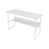 White Computer Desk Writing Corner PC Table Laptop Home Office Workstation