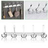 1Pcs 15 Hooks Coat Clothes Door Holder Rack Wall Mounted Hanger Stainless Steel