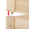 Wooden Raised Garden Bed 3 Tier Elevated Planter Box Kit for Vegetable Flowers