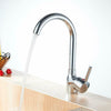 Modern Kitchen Sink Mixer Taps Swivel Spout Single Handle Tap Mono Chrome Faucet