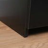 Modern Black Bedside Table Cabinet w/2 Drawers Nightstand Storage Furniture