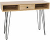 Industrial Style Desk with Drawers Slim Space Saving Console Table Dressing Unit