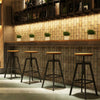 Vintage Set of Bar Stool Tall Kitchen Stools Breakfast High Chair Home UK NEW