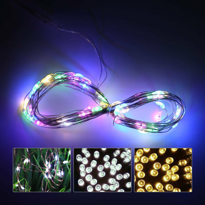 LED Solar String Lights Waterproof Copper Wire Fairy Christmas Party Outdoor
