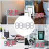 3D LED Digital Clock Desk Wall Alarm Watch USB Charging Clock for Home Office