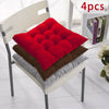 4Pcs Chair Seat Garden Pads Furniture Dining Patio Outdoor Tie On Cushions Thick