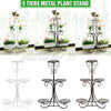 5 Tier Metal Plant Stand Flower Pot Rack Display Garden Patio Outdoor Indoo