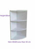 Bathroom Wall Storage Unit Shelf 3 Tier Corner Floating Shower Organizer Caddy