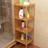 Bamboo Bathroom Shelf 4-Tier Multifunctiona