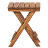 Small Wooden Plant Stand Patio Balcony Home Garden Furniture Side Table Folding