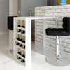 Small Table Wooden Breakfast Bar Table Kitchen Dining Room Furniture Set White