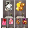 10x 7 In 1 Plastic Balloon Accessory Base Table Aupport Holder Cup Stick Stand