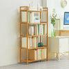 3/4/5 Tier Bookcase Shelving Unit Wood Bookshelf Free Standing Storage Display