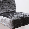 1/2/4/6pcs Crushed Velvet Dining Chair Covers Stretch Protective Slipcover Home