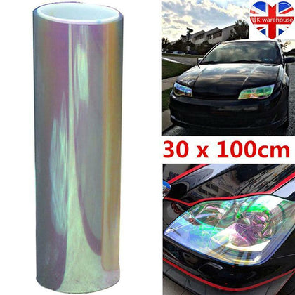 Chameleon Color Changing Tint Vinyl Wrap Sticker Headlight Film Car Light Lamp
