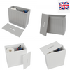 UK Wooden Bathroom Storage Unit Multipurpose Bathroom Storage Cabinet Box