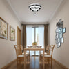 Modern 36W LED Crystal Ceiling Lights Fixtures Bedroom Lamp Chandeliers Decor