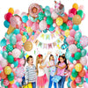 72Pcs Party Summer Ice Cream Candy Donut Balloon Candyland Theme Birthday Decor