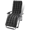 Sun Lounger Sunbed Cushion Pad Garden In/Outdoor Beach Recliner Chair Seat Pads