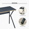 Kids Metal Small Computer Desk Space Saving Gaming PC Laptop Writing Table Study