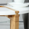 Modern Design White Chic Round Side Table Laptop End Coffe Table Home Furniture