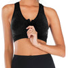 Ladies Zip Front Fastening Sports Bra Medium to High Impact Non Wired Comfort