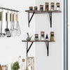 Set of 2 Corner Shelf Floating Wall Mount Shelves Storage Rack Display Decor DIY