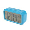 UK Digital LCD Snooze Electronic Alarm Clock with LED Backlight Light Control