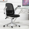 Vinsetto Office Chair Breathable Fabric Rocker with Liftable Armrest Home Office