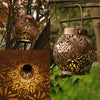Solar Powered LED Morrocan Lantern Hanging Outdoor Garden Lamp Light Decoration